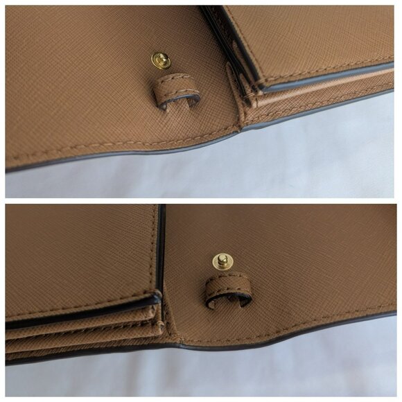 Michael Kors Jet Set Travel Large Phone Crossbody Brown BAG ONLY- NO STRAP - Picture 11 of 12